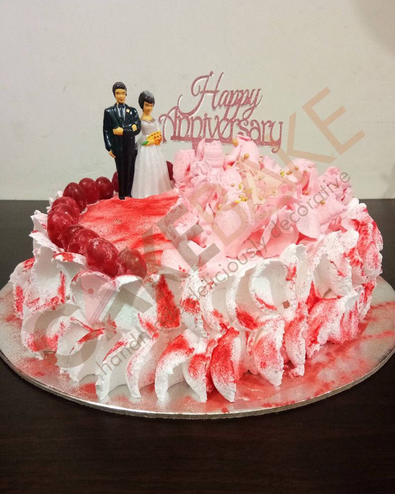 Shop for Fresh Anniversary Special Couple Cake online - Alipore-nextbuild.com.vn